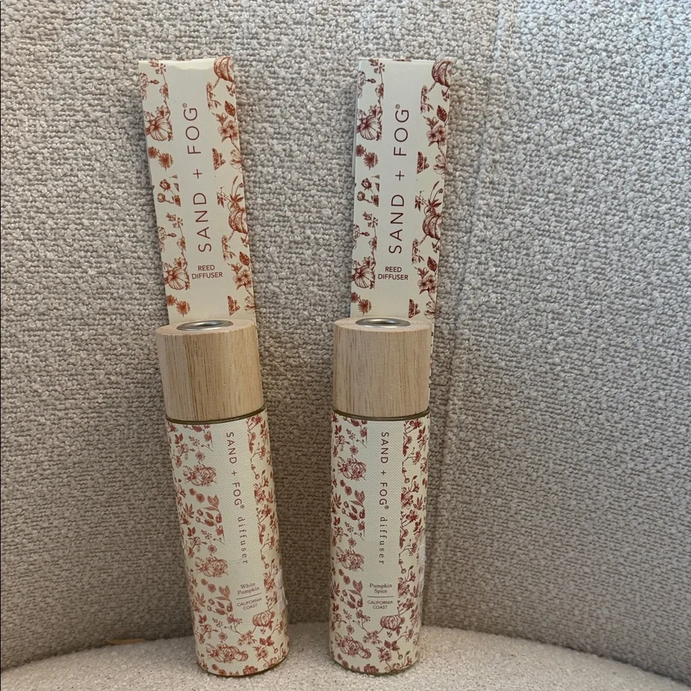 SAND + FOG Rust Floral Reed Diffuser Set - Warm Rust
